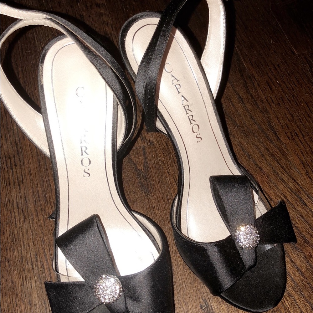Black Caparros Fancy Heels size 7.5